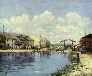 Alfred Sisley Kanal china oil painting artist